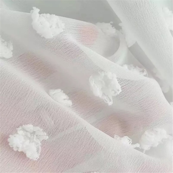 Chenille Polka Dot Boho Chic Blouse - Picture 5 of 16